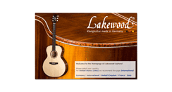 Desktop Screenshot of lakewood-guitars.com