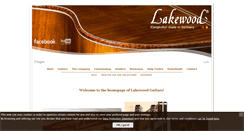 Desktop Screenshot of lakewood-guitars.co.uk