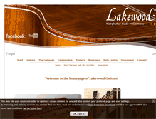 Tablet Screenshot of lakewood-guitars.co.uk
